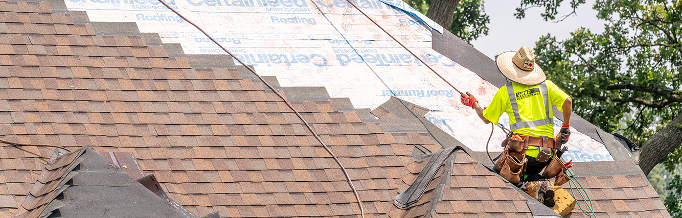 Residential Roof Replacement from Wolf Roofing