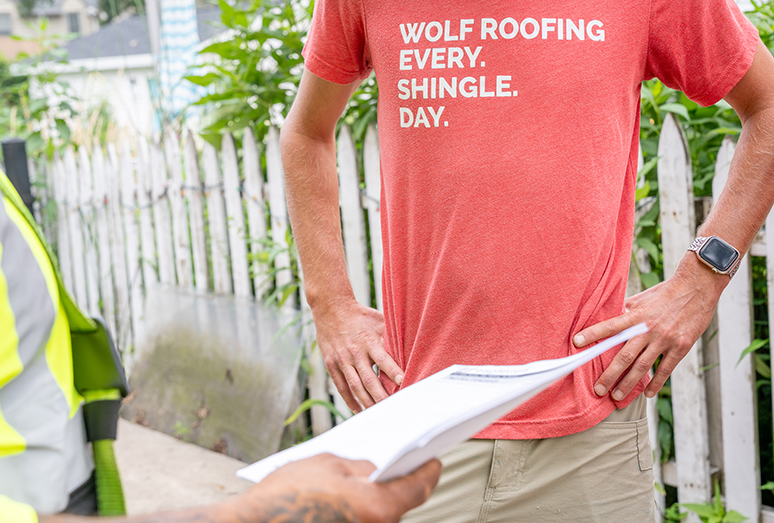 Learn about Wolf Roofing's process