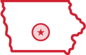 Wolf Roofing Service Area in Central Iowa