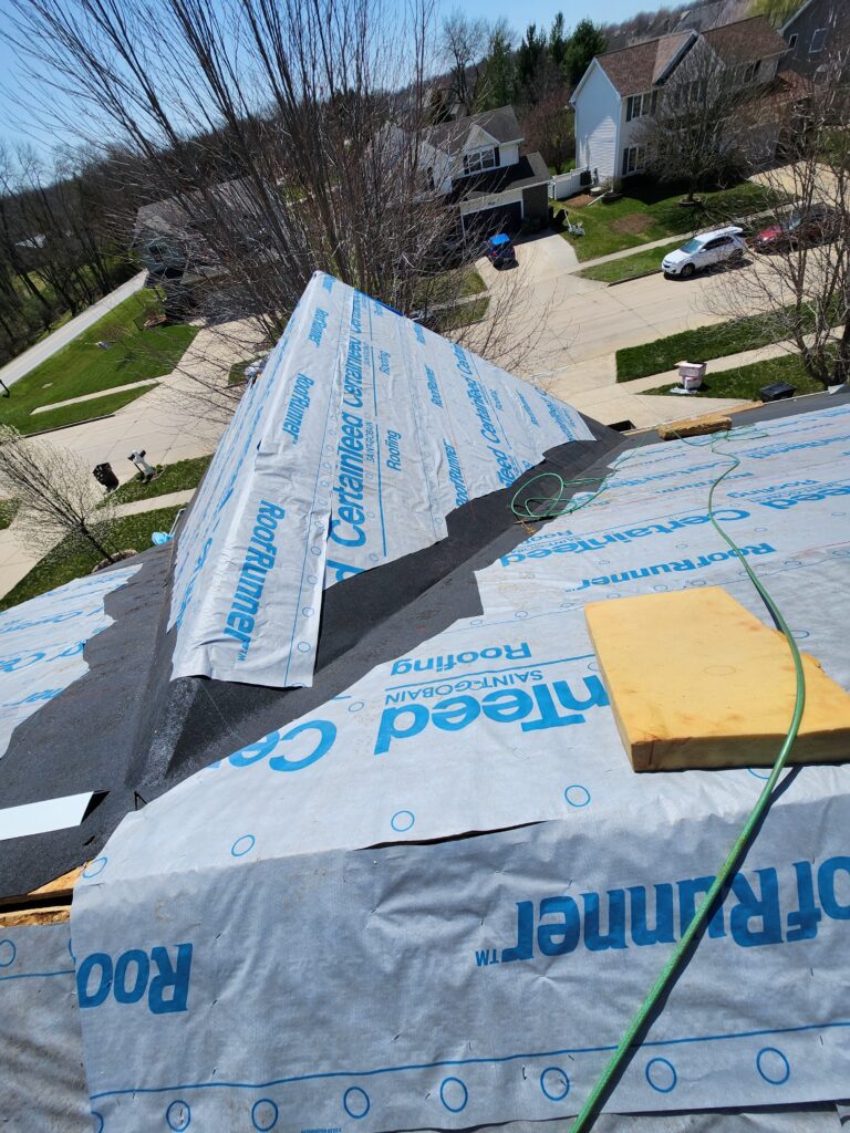 CertainTeed underlayment going on an Ankeny home