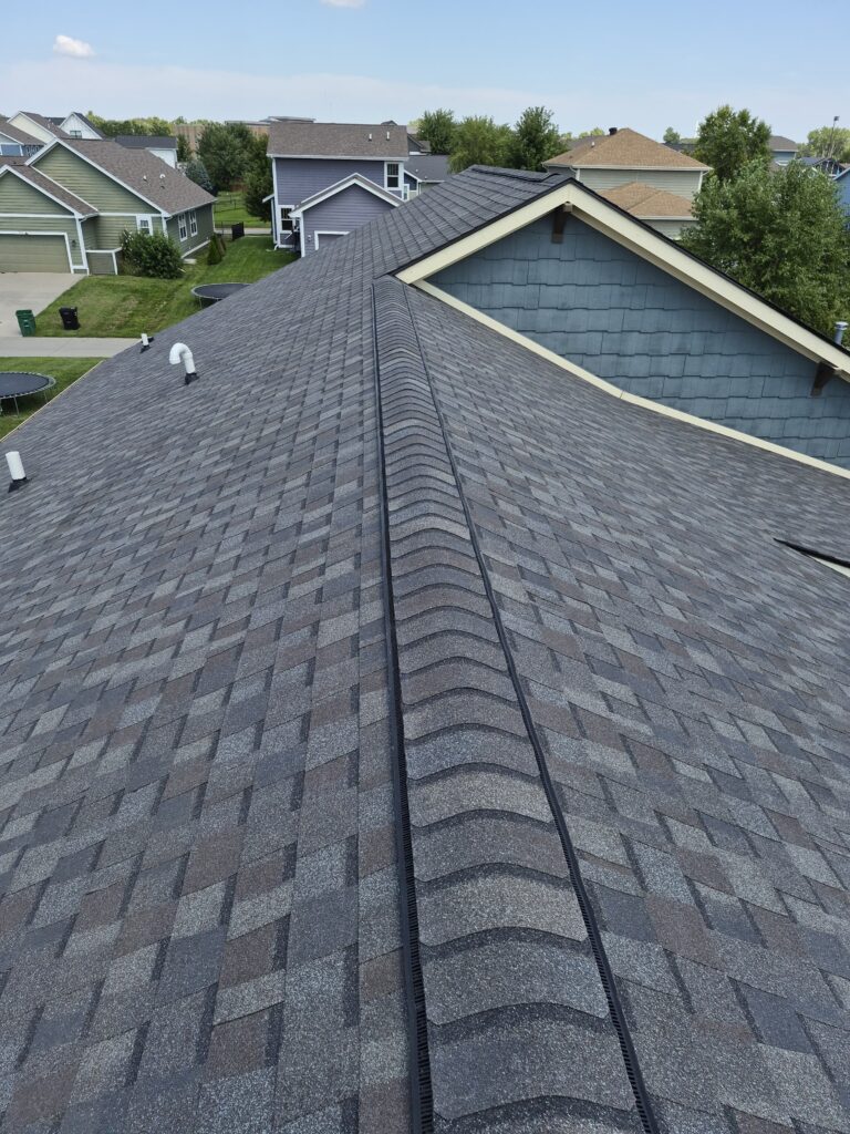 Finished Impact-Resistant Roof, Ankeny Home Finished impact-resistant roof on an Ankeny home