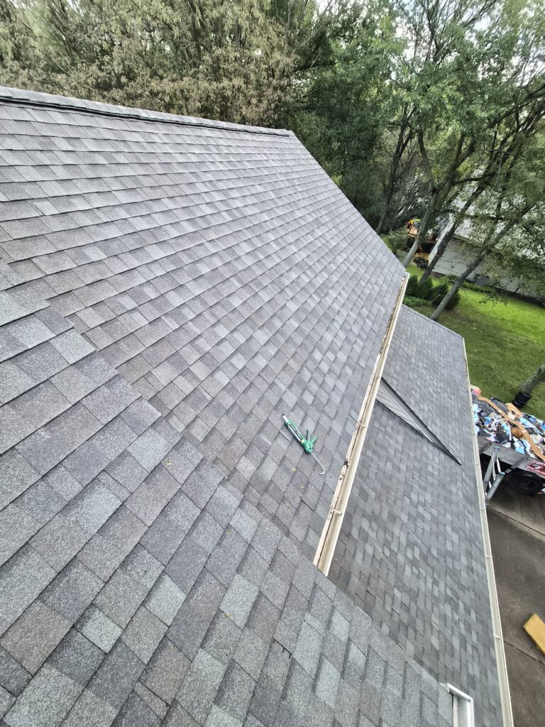 Finished Roof Replacement West Des Moines Finished roof replacement on a West Des Moines, Iowa home
